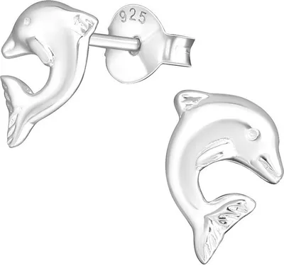 Produktbild von Delfin Ohrstecker: Ohrringe Silber 925