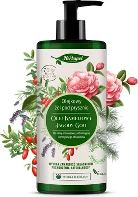 Produktbild von HERBAPOL Öl-Duschgel - Kamelienöl & Goji-Beeren 740 ml