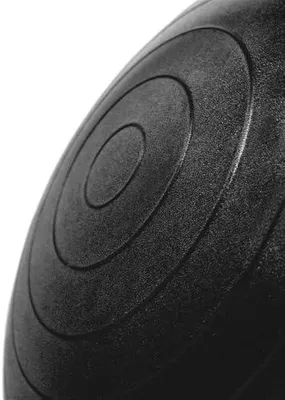 Produktbild von YB02N Gymnastikball 65 cm, Anti-Burst, Schwarz, mit Pumpe | Max. 100 kg Belastbarkeit, Rutschfeste Oberfläche, Inkl. Ballpumpe, Yoga & Pilates, Rehabilitation