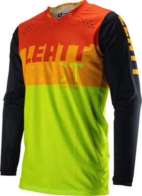 Zdjęcie produktu dla Koszulka motocrossowa Leatt 4.5 Lite, pomarańczowy/granatowy, L