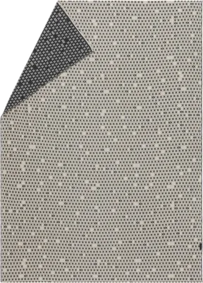 Produktbild von David Fussenegger Leinendecke Lino 'Kreuze' 135 x 200 cm Anthrazit