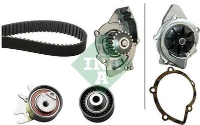 Produktbild von INA Zahnriemensatz + Wasserpumpe für Citroen Ford Fiat Lancia Peugeot Volvo