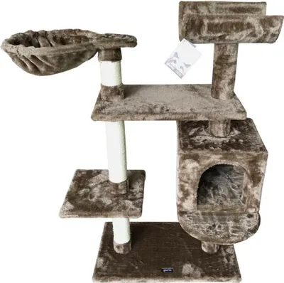 Produktbild von Kratzbaum für Katzen Gloria Jarama Baum Braun Holz Papier Sisal (35 x 100 x 60 cm)