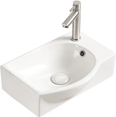 Immagine prodotto di Mexen Mista lavabo da appoggio sinistro 40 x 28 cm, bianco - 22174000L