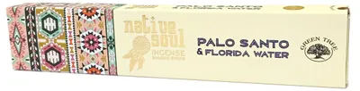 Produktbild von Räucherstäbchen Green Tree Native Soul "Palo Santo & Florida Water" 15gr.