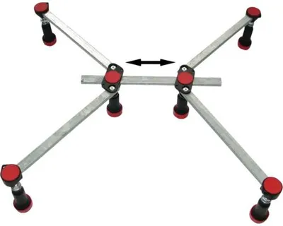 Produktbild von KÖRO Duschwannengestell für 120 x 90 cm mit 6 Füßen