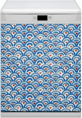 Produktbild von Magnete  Dekorative Magnet Folie für Geschirrspüler 60x80 cm Küche  - Fischschuppen
