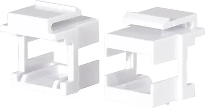 Produktbild von LogiLink Keystone-Halterungen-Set ABS-Kunststoff weiß 100 Stück