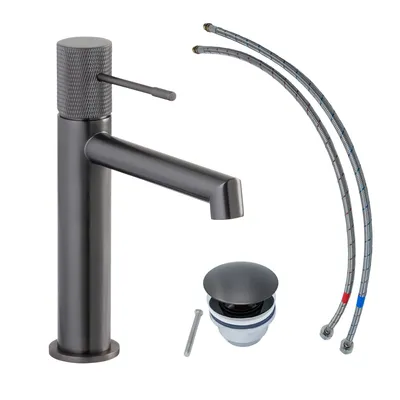 Produktbild von SCHÖNER WOHNEN-Kollektion Waschtischarmatur KADIA M, Industrial, Wasserhahn geeignet für wandhängende Waschbecken in Ihrem Bad