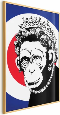Produktbild von Posterpapier Poster - Monkey Queen 29.7x42 cm Streetart g-C-0150-ao-a