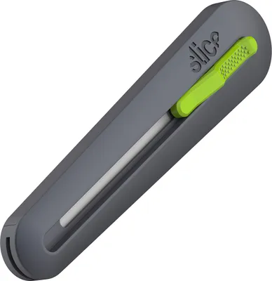 Image de Slice 10560 | Cutter industriel à retour automatique de la lame | manche robuste en nylon renforcé de fibres de verre | lame extensible jusqu'à 8,25cm, vert
