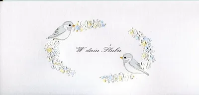 Produktbild von MAK Hochzeitskarte Vögel DL S32