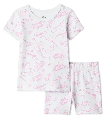 Produktbild von A. Essentials Disney Uni Baby Kurzärmliges Pyjama-Set, Princess Signature, 6-