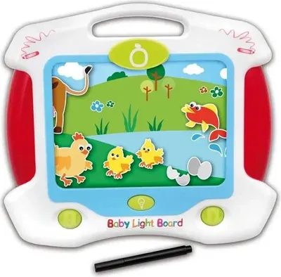 Produktbild von Baby Leuchttafel mit Filzschreiber.