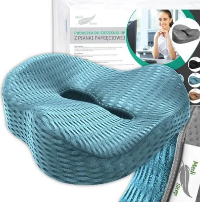 Obrázek produktu pro Ortopedický sedací polštář – Odolný, do auta, na pohovku – Medi Sleep
