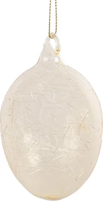 Produktbild von Clayre & Eef Oster-Anhänger Ei Ø 6x10 cm Gelb Glas