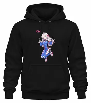 Imagen del producto de Sudadera con capucha estilo "kawaii", con motivos de anime, manga, color rosa, diseño japonés, estilo Y2K, para amantes del anime ("otaku"), color , talla S