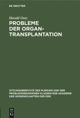 Produktbild von Probleme der Organtransplantation