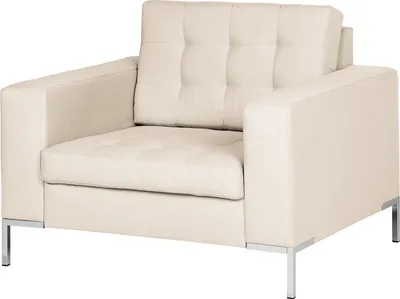 Produktbild von home24 Sessel - Stoff - Beige