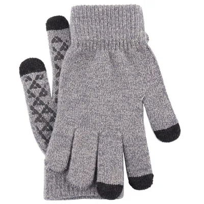 Produktbild von Winter Handschuhe Hellgrau - Touchscreen & Rutschfest KP21361
