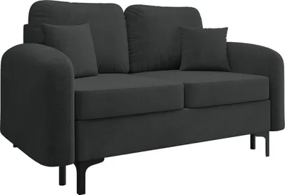 Produktbild von MIRJAN24 Schlafsofa Venice Small, Couch mit Bettkasten und Schlaffunktion, Metallfüße, Kissen mit Reißverschluss, Wohnzimmer Kollektion (Farbe: Manila 19)