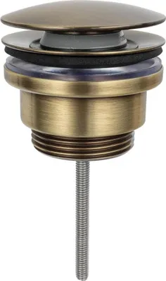 Obrázek produktu pro Odtoková souprava 5/4", click-clack, velká zátka, bronz