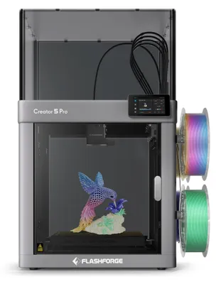 3D-Drucker Creator 5 Pro, 4 Düsen, 320 °C, 600 mm/s, CoreXY
