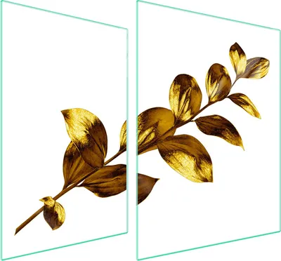 Produktbild von Glasschutzplatte Für Herd 70X52 Gold