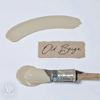 Produktbild von Mat Natural Vintage Paint Kreidefarbe – Möbelfarbe Matt | Wasserbasiert VOC-arm EN 71-3 EU Ecolabel | 65+ Farben | Shabby Chic & Vintage Look - 700 ml - Old Beige