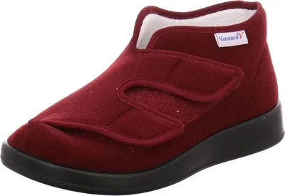 Produktbild von Varomed genua klettschuh Hausschuh rot in Gr. 46
