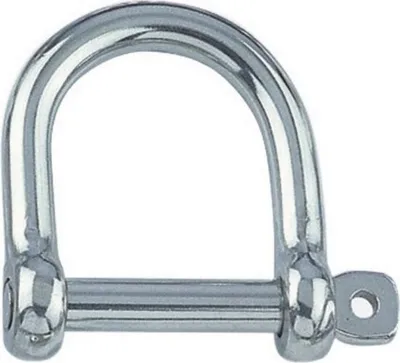 Produktbild von Rundschäkel, weite Form, Edelstahl A4 AISI 316, 10mm