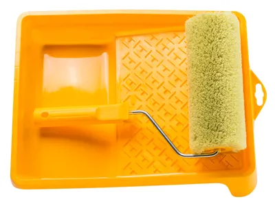 Zdjęcie produktu dla Zestaw Hardex nr 51 Wałek malarski 18 cm, uchwyt, pojemnik na farbę [nr 4]