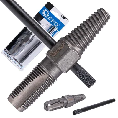 Immagine prodotto di Estrattore 2 in 1 per viti da 1/2" , per rimuovere dadi e viti danneggiate, riparare raccordi  tubatura, filettatura di riparazione, Geko