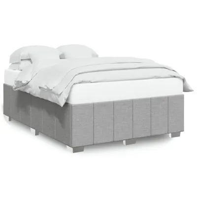 Immagine prodotto di vidaXL Struttura letto senza materasso grigio chiaro 140x190 cm tessuto