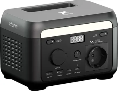 Produktbild von Xtorm XP2W200, Lithium-Eisen-Phosphat (LiFePO4), 4000 mAh, AC, 102,4 Wh, 200 W, Reiner Sinus