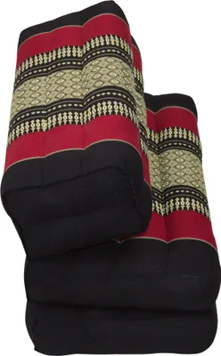 Immagine prodotto di Fine Asianliving Thai Cushion Yoga Seat 50x75x12cm Meditation Mat Pieghevole Cuscino Block Kapok Rosso Thai Cushion Meditation Mat Materasso Kapok 301-H01