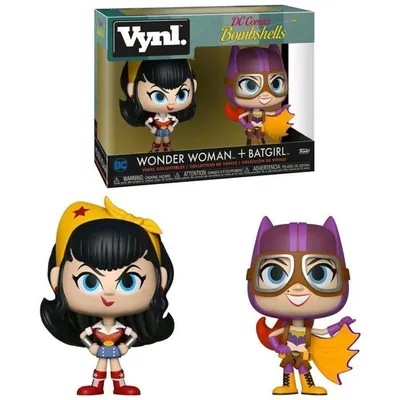 Produktbild von DC Comics Bombshells - Wonder Woman + Batgirl - Funko Vynl Figuren