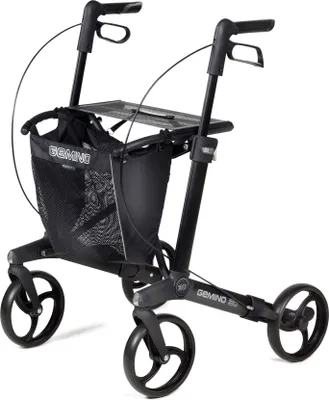 Produktbild von Sunrise Medical Gemino Rollator 30 black, Leichtgewicht-Rollator, Körpergröße 150-200cm