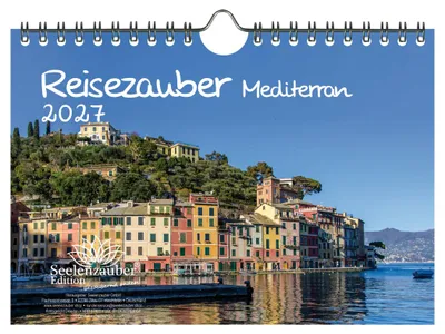 Produktbild von Reisezauber Mediterran DIN A5 Kalender für 2027 Mittelmeer Stadt Land