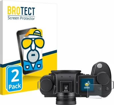 Produktbild von 2x BROTECT Schutzfolie für Leica SL3-S (Schulterdisplay) Displayschutz Displayschutzfolie Folie Matt Entspiegelungsfolie