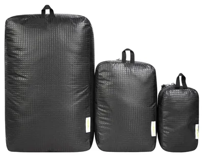 Productafbeelding van TATONKA pakzak kledingzak Stuff Sack Zip Set III Black zwart