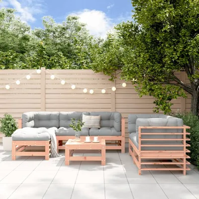 Produktbild von 7-tlg. Garten-Lounge-Set Massivholz Douglasie 3186198