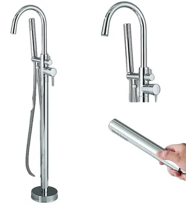 Obrázek produktu pro Směšovací baterie, otočná o 360 stupňů, dvojitá rukojeť, chrom