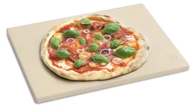 Produktbild von BURNHARD® Cordierit-Pizzastein, 38 x 30 x 1,5 cm – Größe 38 cm