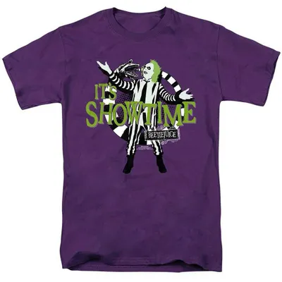 Obrázok produktu pre Mikina Beetlejuice – "It's Showtime" – uni, strih priliehavý, model TV38490 (XXL) (fialová), Obrázok generovaný UI