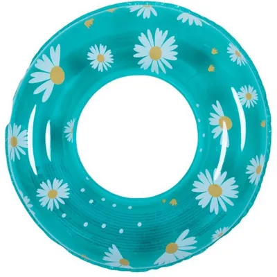 Produktbild von Schwimmring 90 cm Daisy Tuerkis aufblasbarer Schwimmreifen