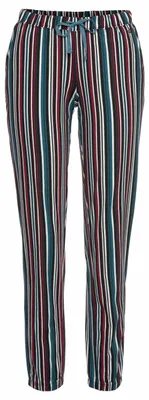 Produktbild von s.Oliver Pyjamahose blau-gestreift-weinrot Größe 32/34
