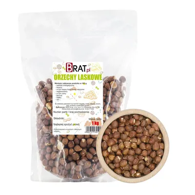 Zdjęcie produktu dla Orzechy laskowe 1kg Brat.pl