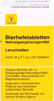 Immagine prodotto di Teofarma Compresse di lievito di birra Leuvrinetten, 250 compresse