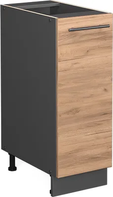 Produktbild von Apothekerschrank Vicco Fame-Line Goldkraft Eiche 30 cm ohne Arbeitsplatte, Model 38314